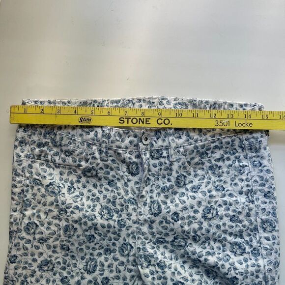 Madewell Skinny Ankle Floral Jeans, Size 26 - Picture 11 of 12